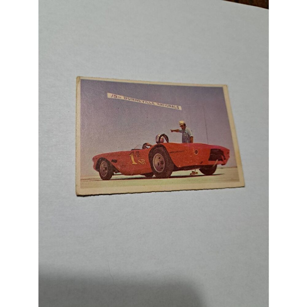 Vintage 1965 Hot Rod Magazine #4 Triple Threat Vette Jack Lufkin Trading Card